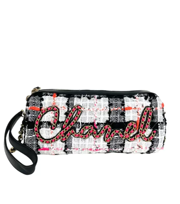Chanel, sac Bowling Tweed à proximité de Nice 