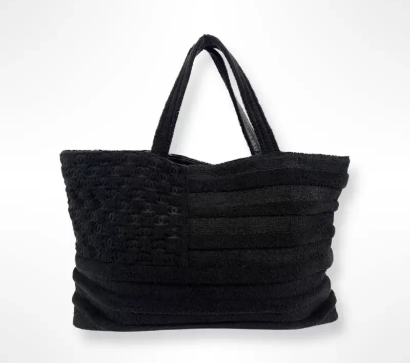 Chanel, sac Cabas en coton d'éponge  à proximité de Nice 