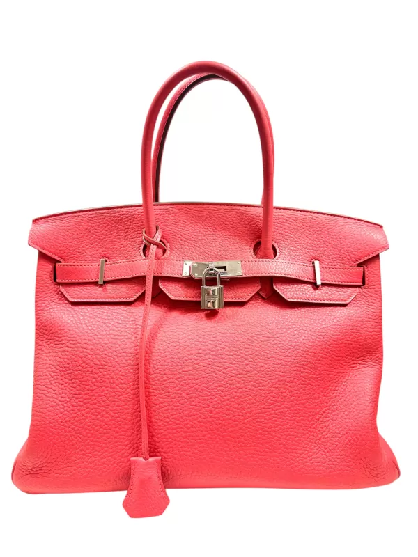 Hermès, Sac "Birkin" 35 rose Jaïpur