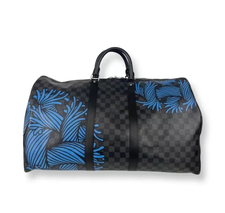 Louis Vuitton Keepall 55 Edition limitée par Christopher Nemeth dépôt vente luxe seconde main Cannes