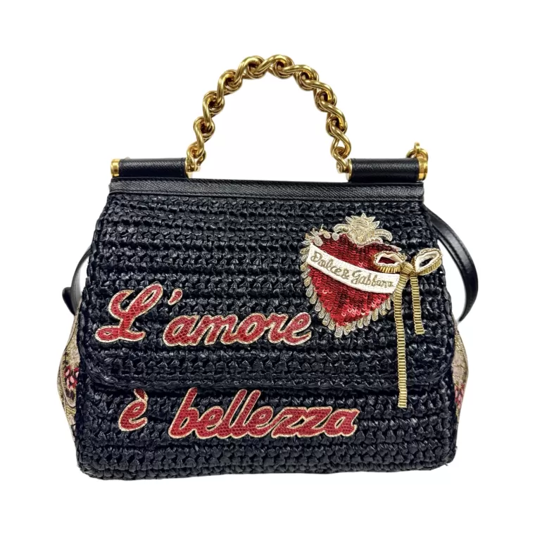 Dolce&Gabbana, sac "Sicily" en seconde main dépot vente de luxe à Cannes proche de Nice