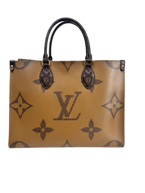 Louis Vuitton, Sac seconde main luxe "OnTheGo" dépôt vente Nice Luxury&Prim